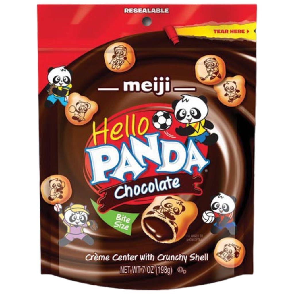 Meiji Hello Panda Chocolate Pouch - 7oz (198g)