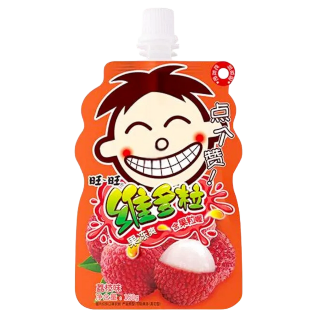 Want Want Fruit Jelly Drink Lychee Flavour - 5.29oz (150g)