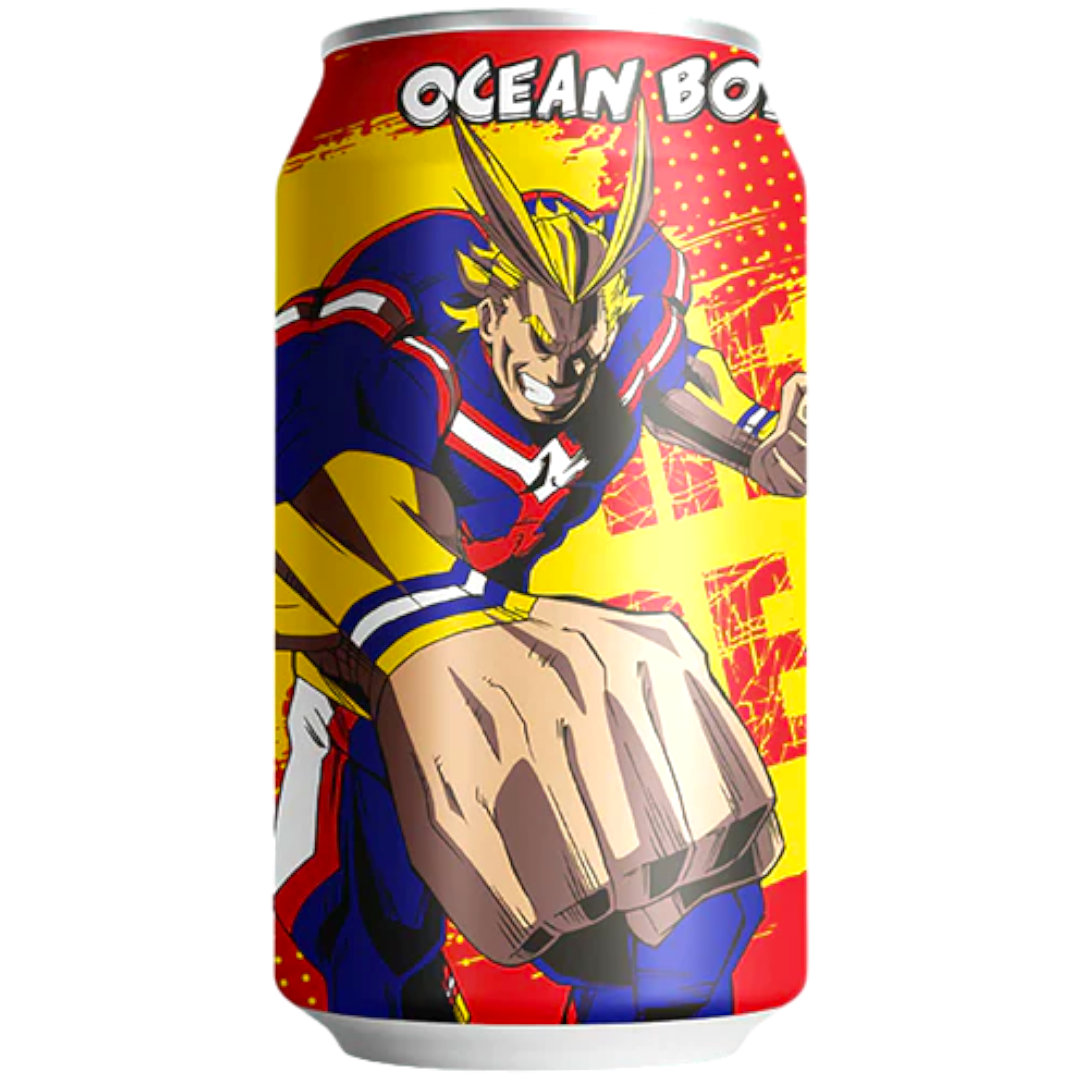 Ocean Bomb My Hero Academia (All Might) Mango Pineapple Flavour Sparkl ...