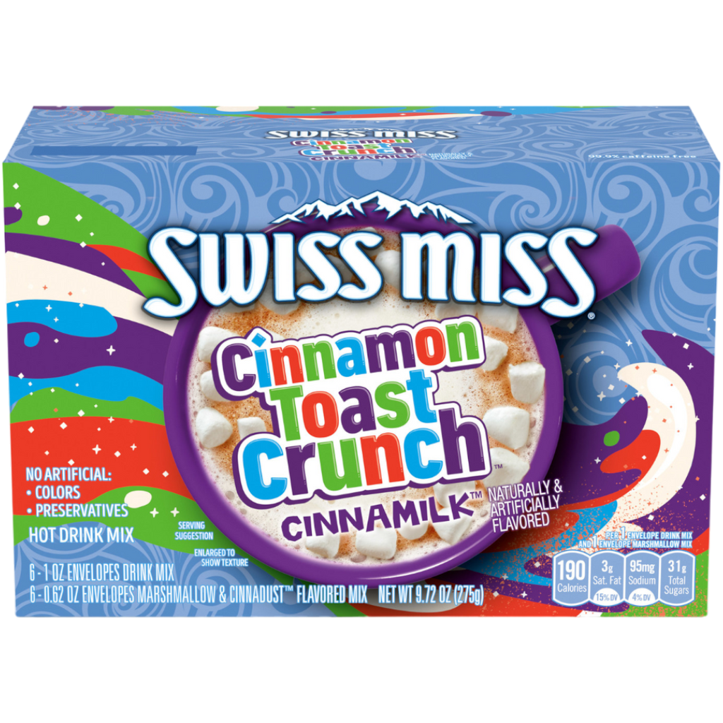 Swiss Miss Cinnamon Toast Crunch Cinnamilk 6 Sachet Pack - 9.72oz (275g)