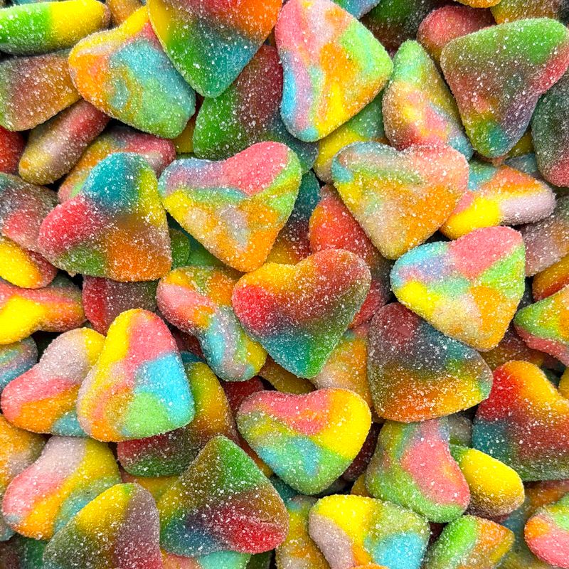 Fizzy Rainbow Hearts