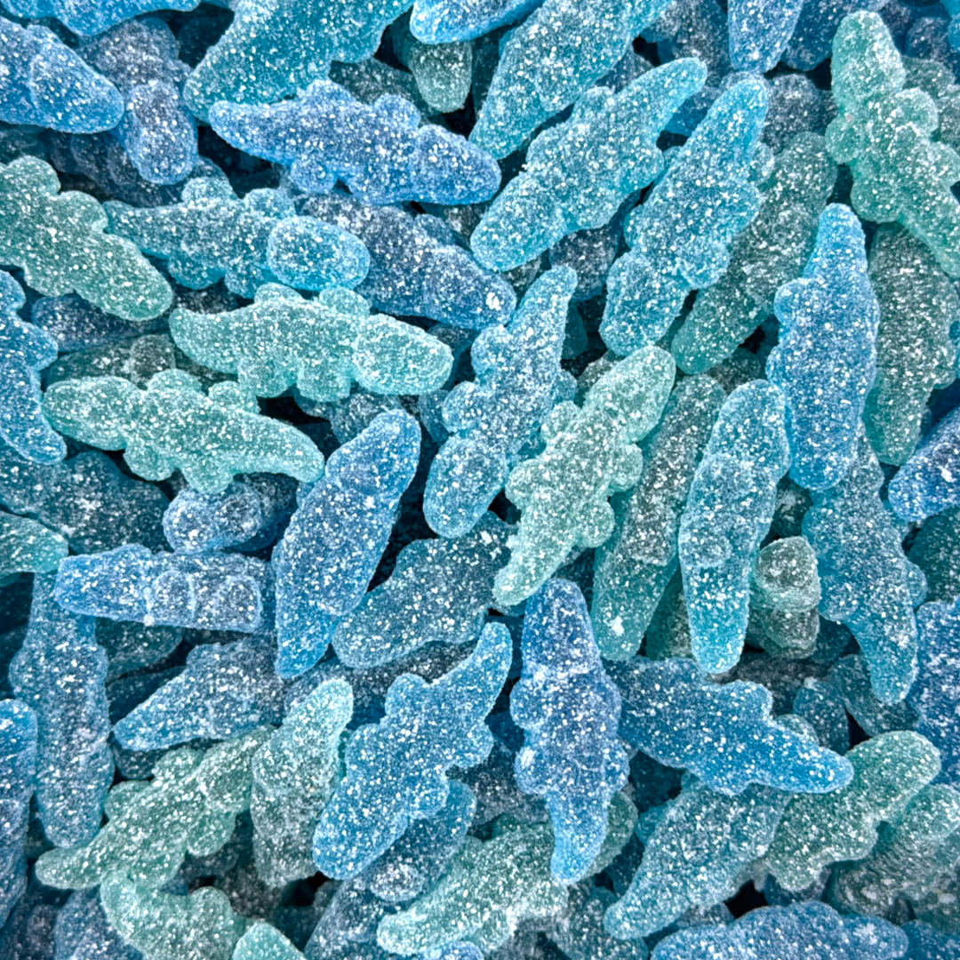 Fizzy Blue Raspberry Crocodiles