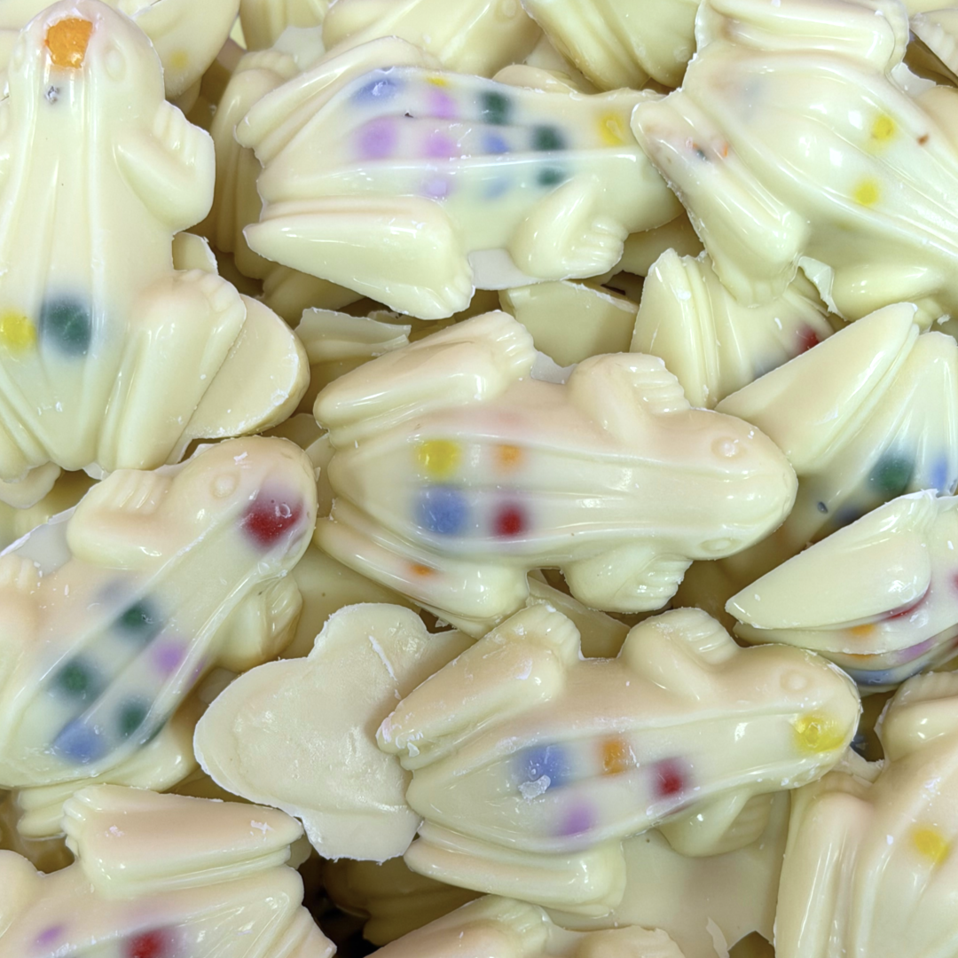 Candy Speckled White Chocolate Frogs
