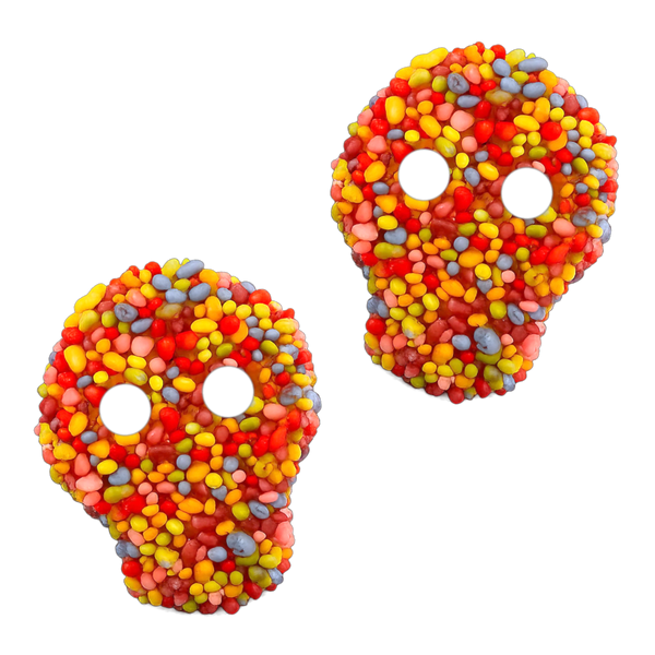Sour Rainbow Sprinkle Swedish Skulls