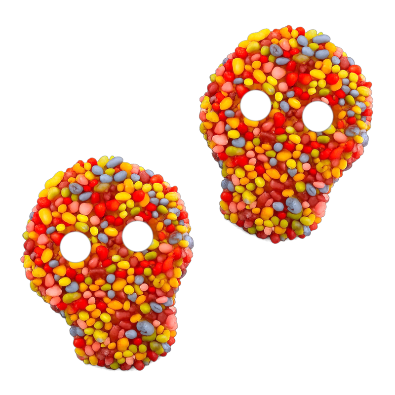 Sour Rainbow Sprinkle Swedish Skulls