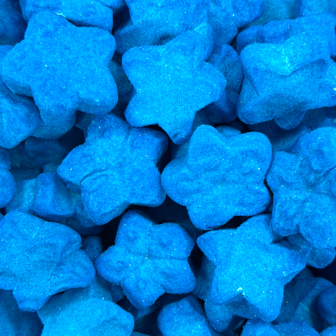 Blue Raspberry Mallow Stars