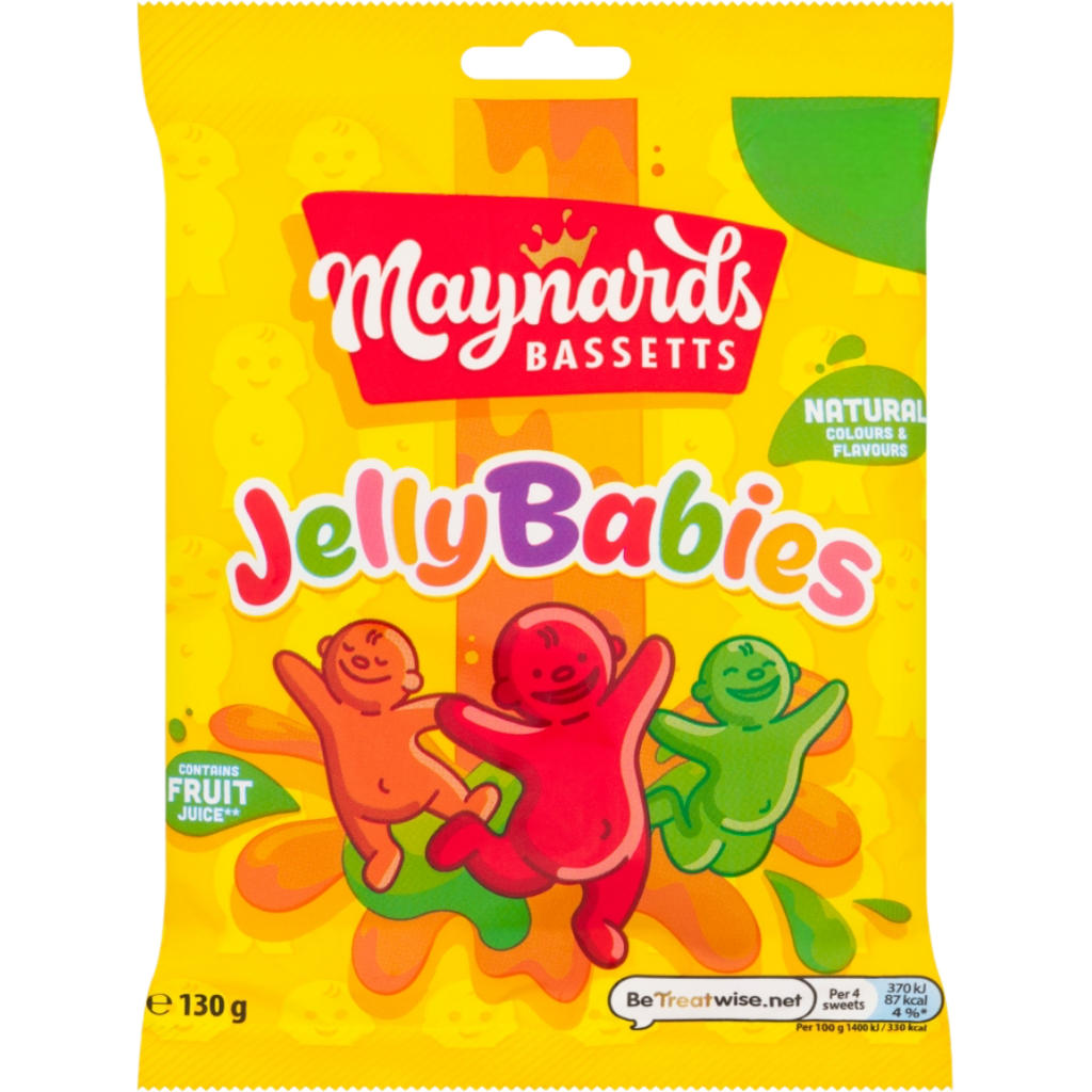 Maynards Bassetts Jelly Babies Share Bag - 4.5oz (130g)