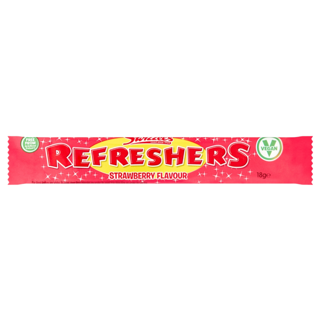 Swizzels Refreshers Strawberry Chew Bars 0.63oz (18g)