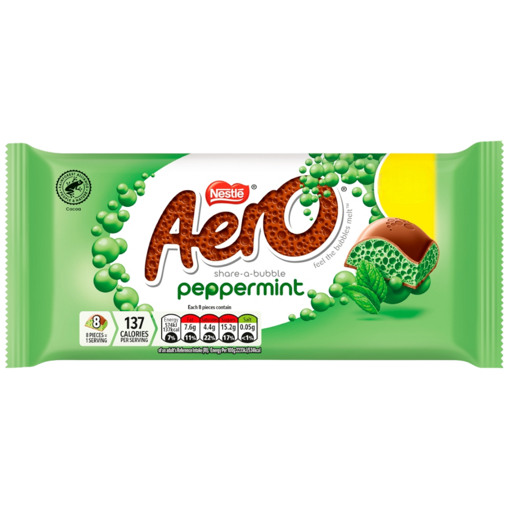 Aero Peppermint Chocolate Sharing Bar - 3.17oz (90g) | Poppin Candy