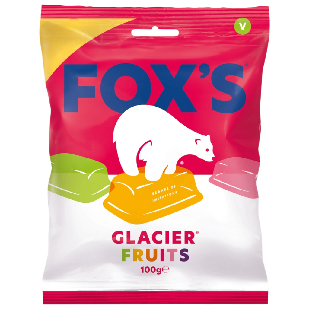 Fox's Glacier Fruits Peg Bag - 3.52oz (100g)