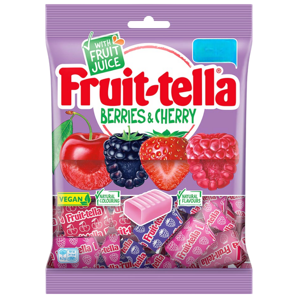 Fruit-Tella Berries & Cherry Bag - 4.76oz (135g)