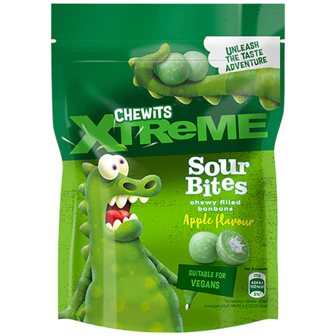 Chewits Xtreme Apple & Lemon Sour Bites - 4.05oz (115g)