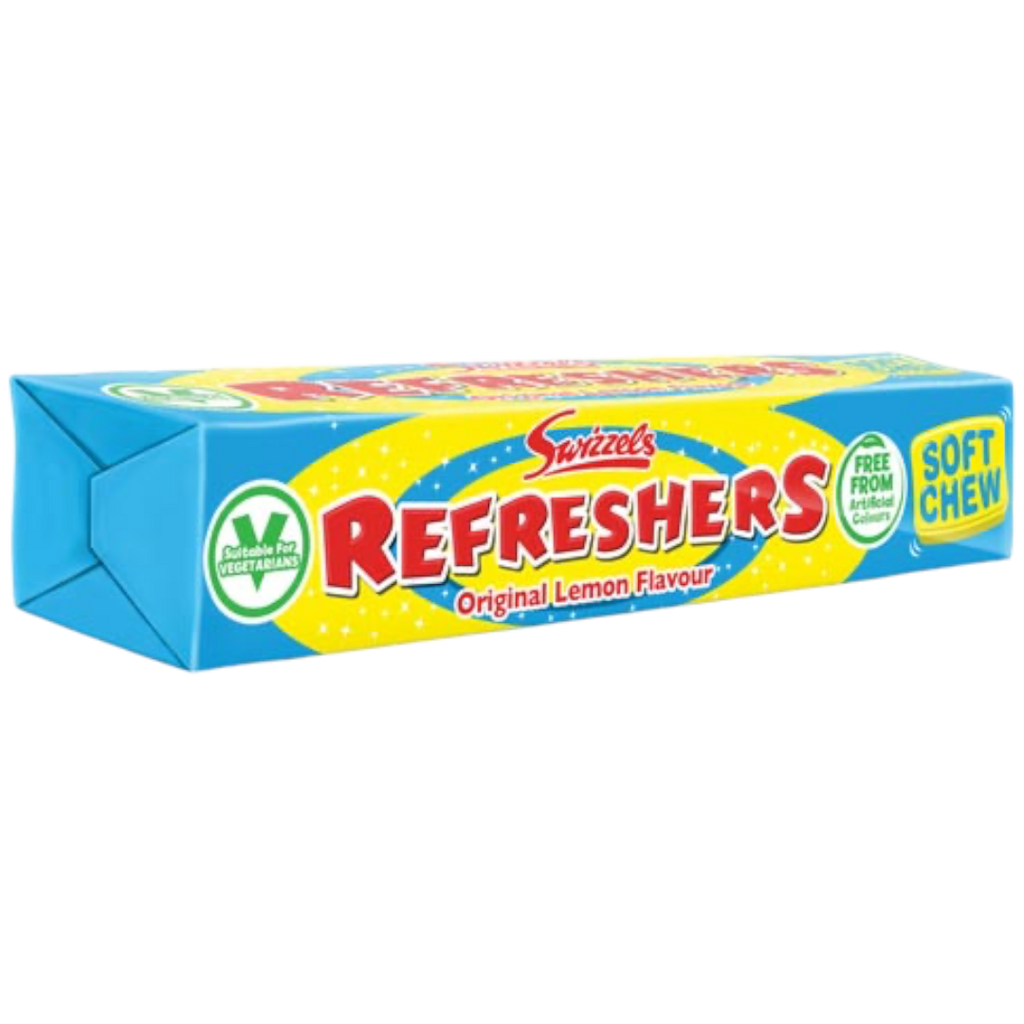 Swizzels Refreshers Chews Lemon Stick Pack (SINGLE) - 1.51oz (43g)