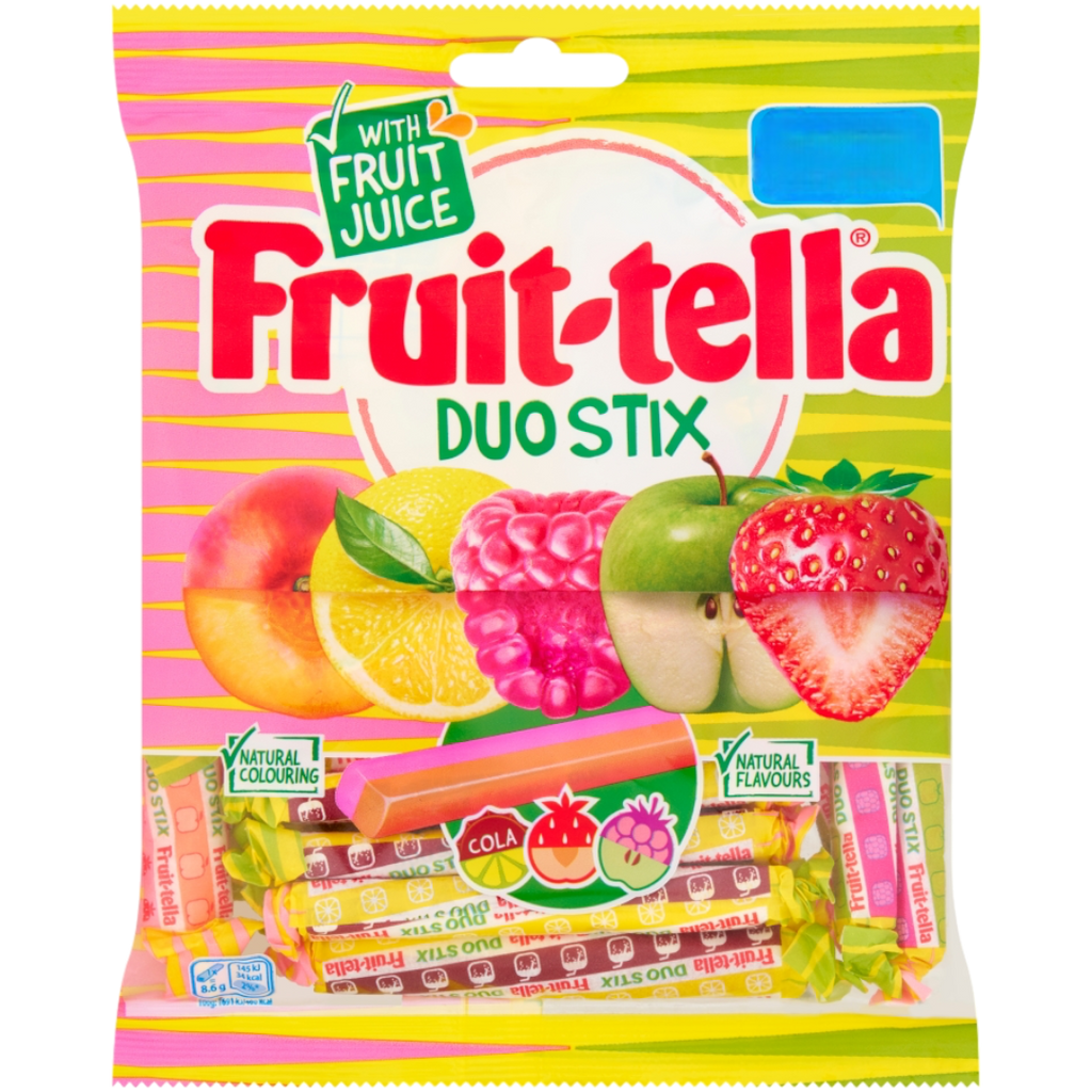 Fruit-Tella Duo Stix Bag - 4.76oz (135g)