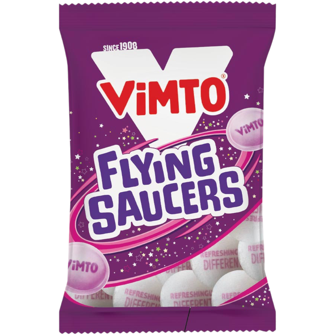 Vimto Flying Saucers Bag 1.16oz (33g) Poppin Candy