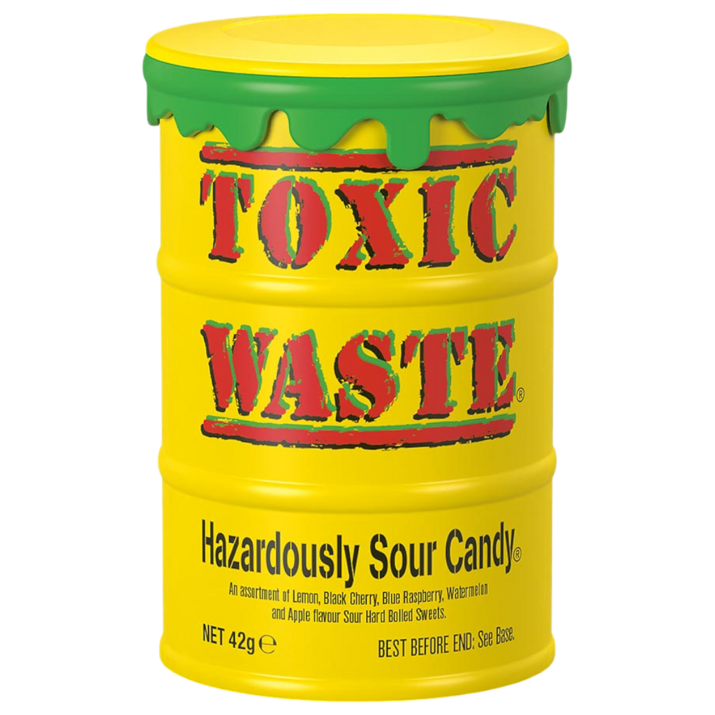 Toxic Waste Yellow Drum Extreme Sour Candy - 1.5oz (42g)