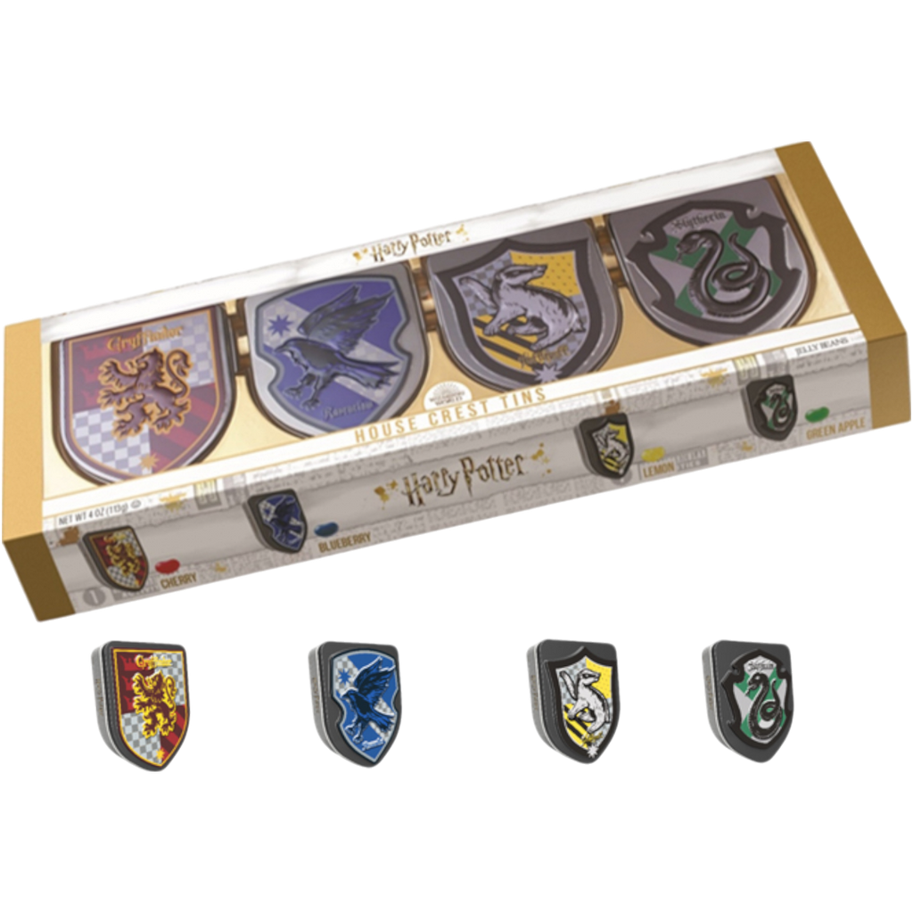 Harry Potter Hogwarts House Crest Tins Gift Box 4pk - 3.95oz (112g)