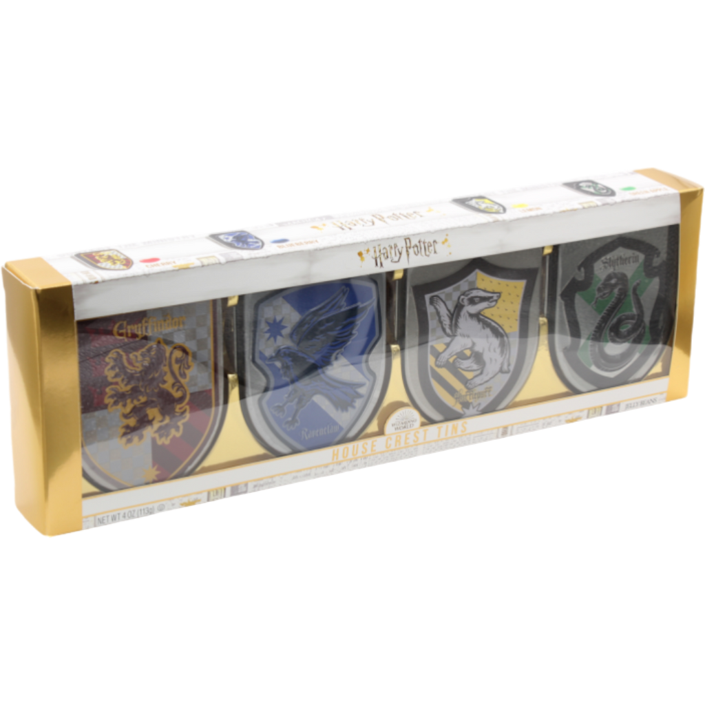 Harry Potter Hogwarts House Crest Tins Gift Box 4pk - 3.95oz (112g)