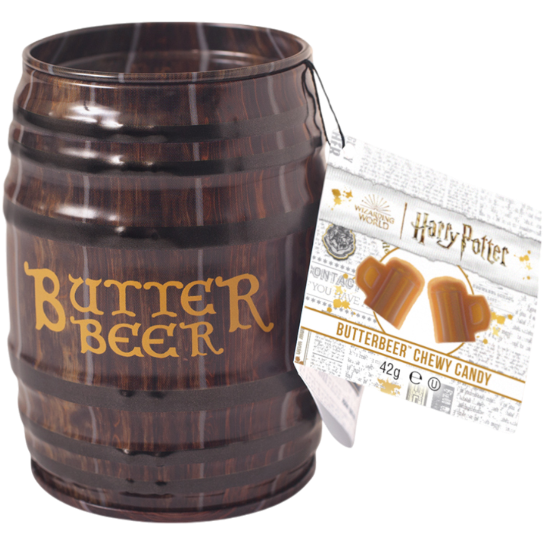 Harry Potter Butterbeer Chewy Candy Barrel Tin - 1.48oz (42g)