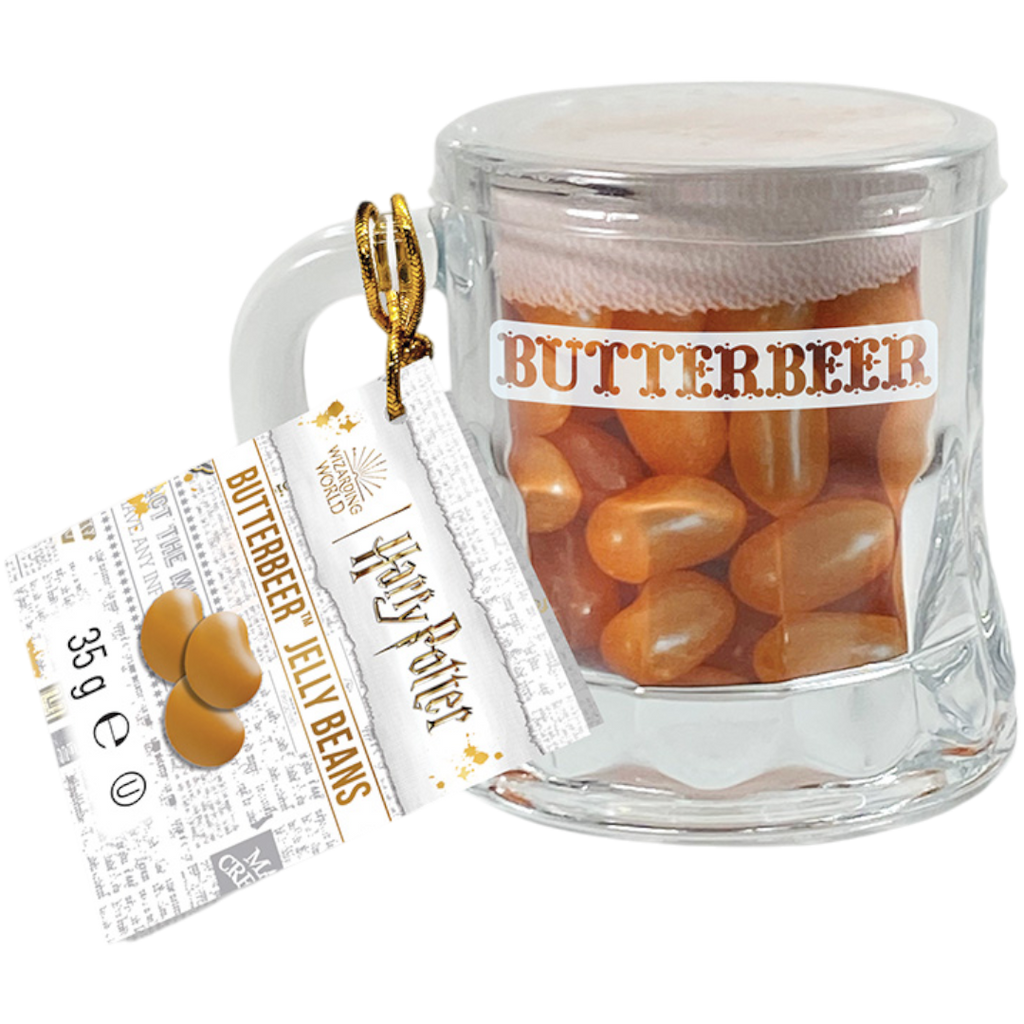 Harry Potter ButterBeer Jelly Beans Mini Glass Mug - 1.23oz (35g)