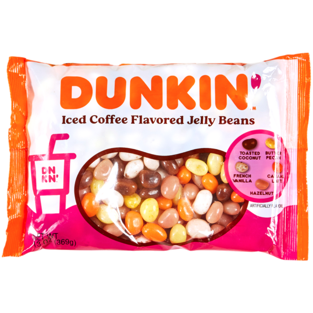 Dunkin' Iced Coffee Flavoured Jelly Beans Family Bag - 12oz (340g)