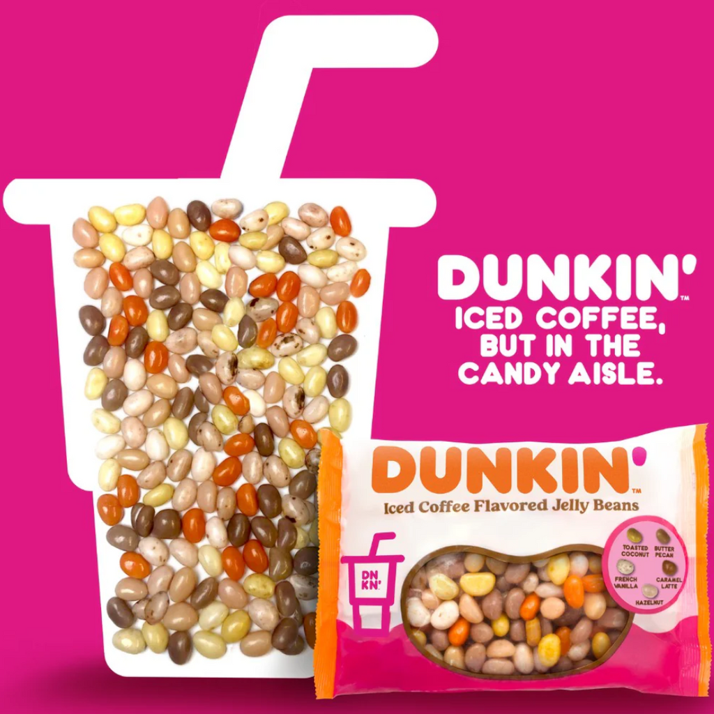 Dunkin' Iced Coffee Flavoured Jelly Beans Family Bag - 12oz (340g)