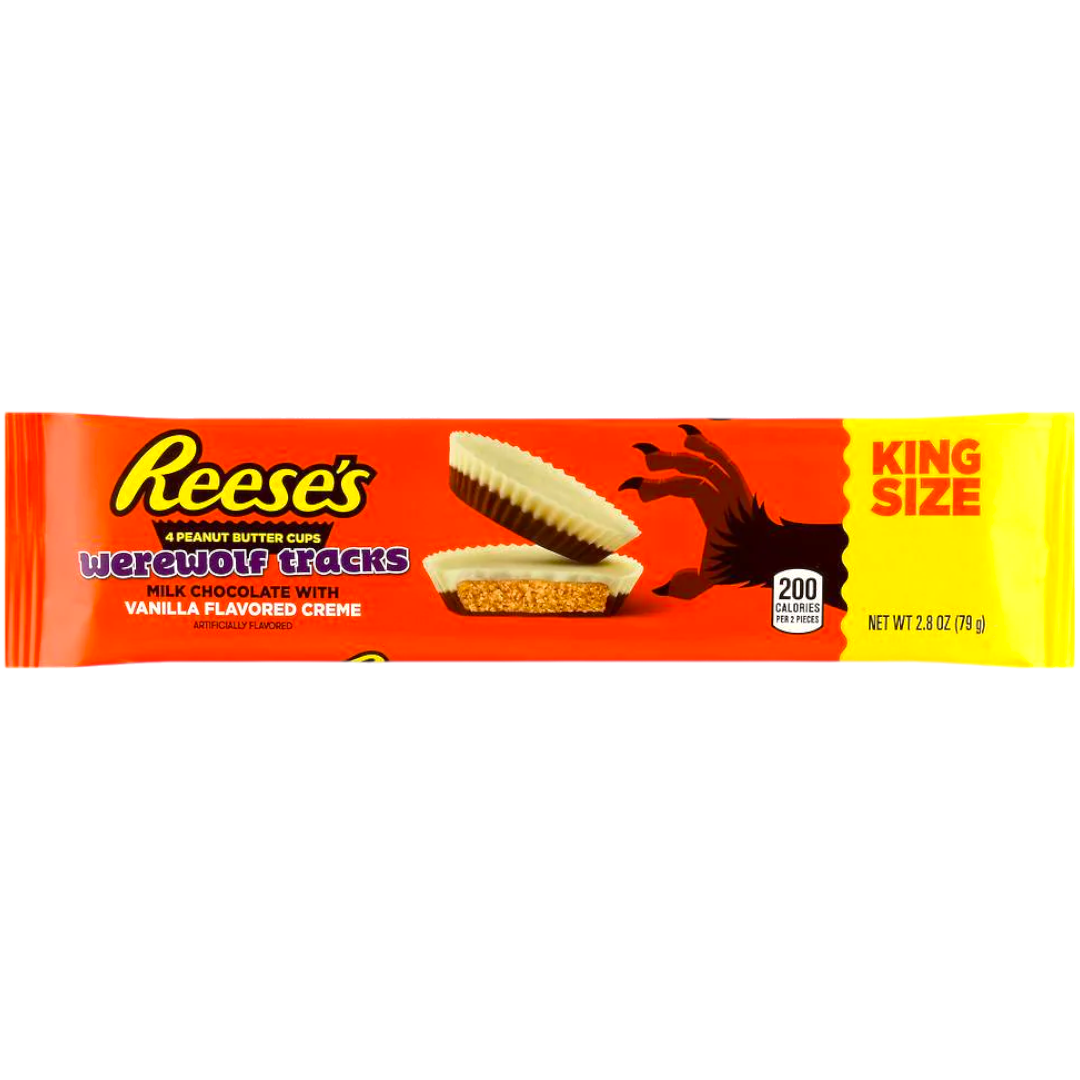 Reese's Werewolf Tracks Vanilla Peanut Butter Cup King Size - 2.8oz (79g)