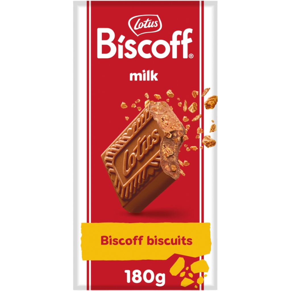 Lotus Biscoff Milk Chocolate Sharing Bar - 6.34oz (180g)