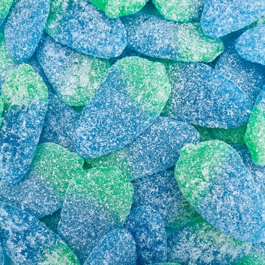 Giant Fizzy Blue Raspberries | Poppin Candy