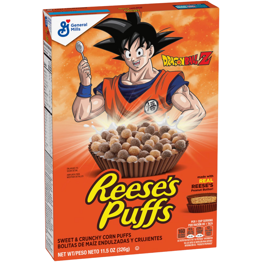Reese's Puffs Dragon Ball Z Cereal (Limited Edition) - 11.5oz (326g)