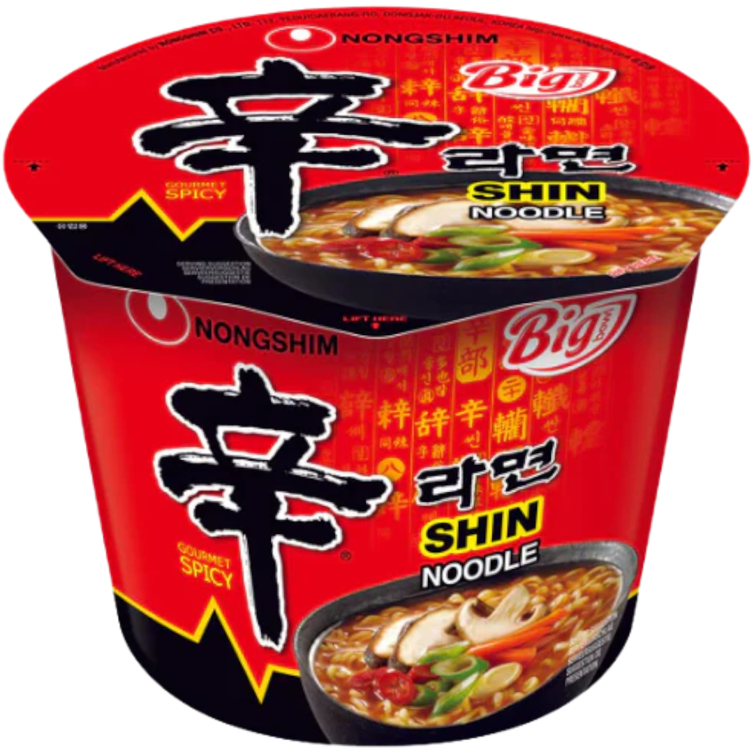 NongShim Shin Big Bowl Hot & Spicy Noodle Soup - 4oz (114g)