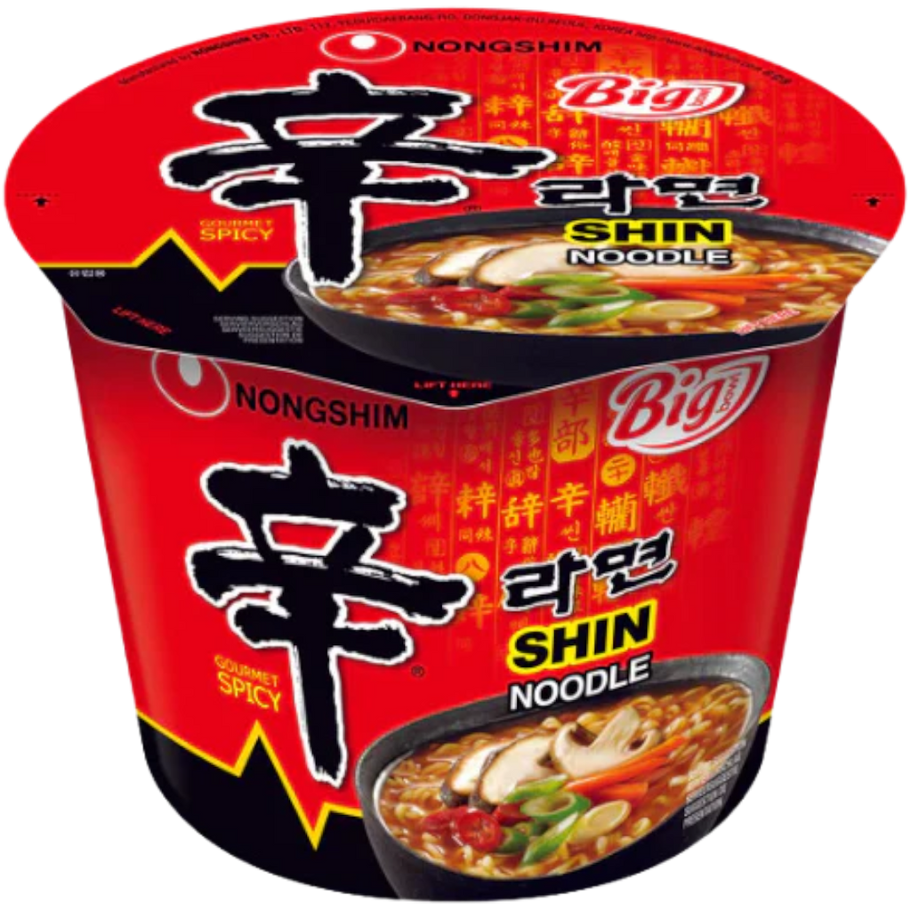 NongShim Shin Big Bowl Hot & Spicy Noodle Soup - 4oz (114g)