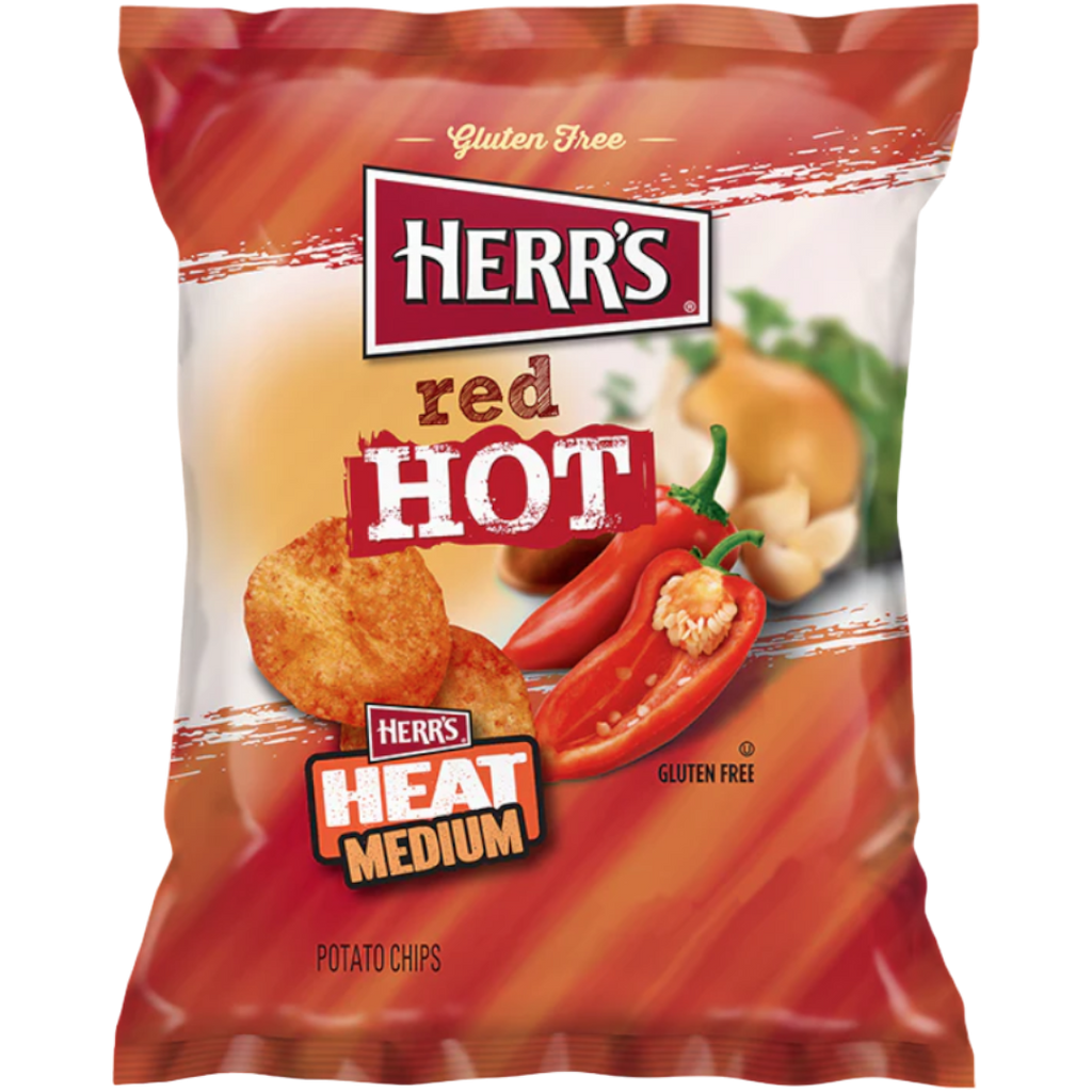 Herr's Red Hot Chips - 3.5oz (99.2g)