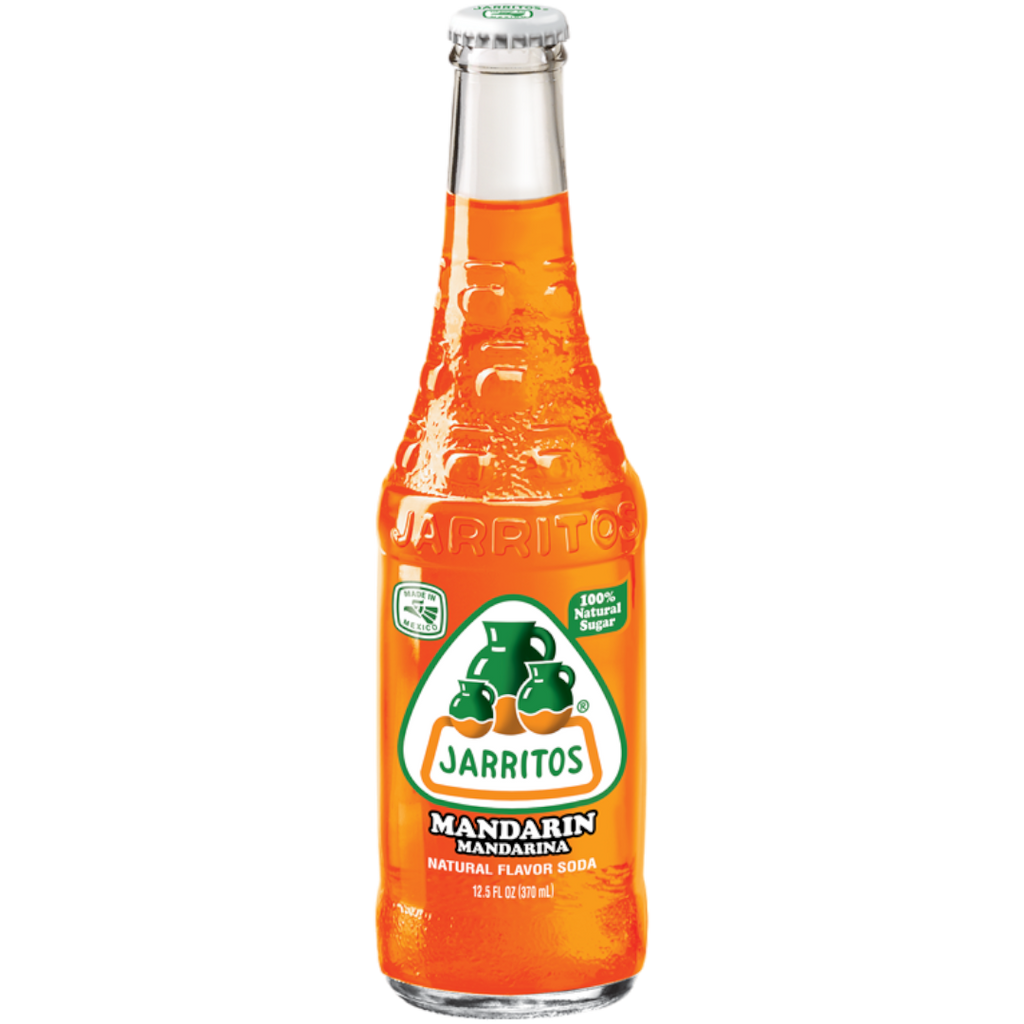 Jarritos Mandarin Mexican Soda - 12.5fl.oz (370ml) | Poppin Candy