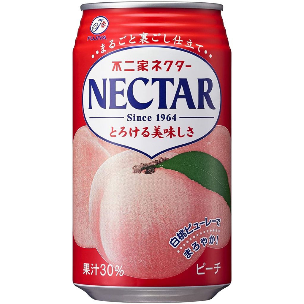 Fujiya Nectar White Peach Juice Drink (Japan) - 11.8fl.oz (350ml)