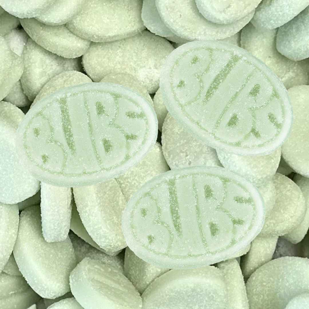 BUBS Fruity Pear Sour Mini Ovals (Swedish) | Poppin Candy