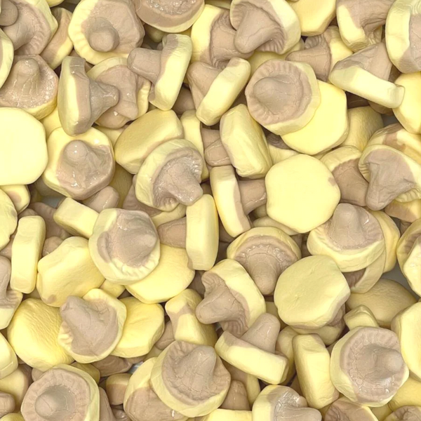 Banana & Caramel Foam Mushrooms