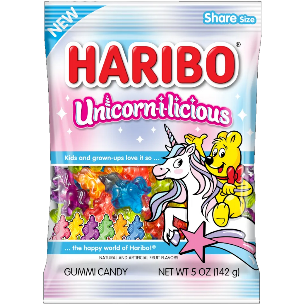 Haribo Unicorn-i-licious Peg Bag - 5oz (142g)