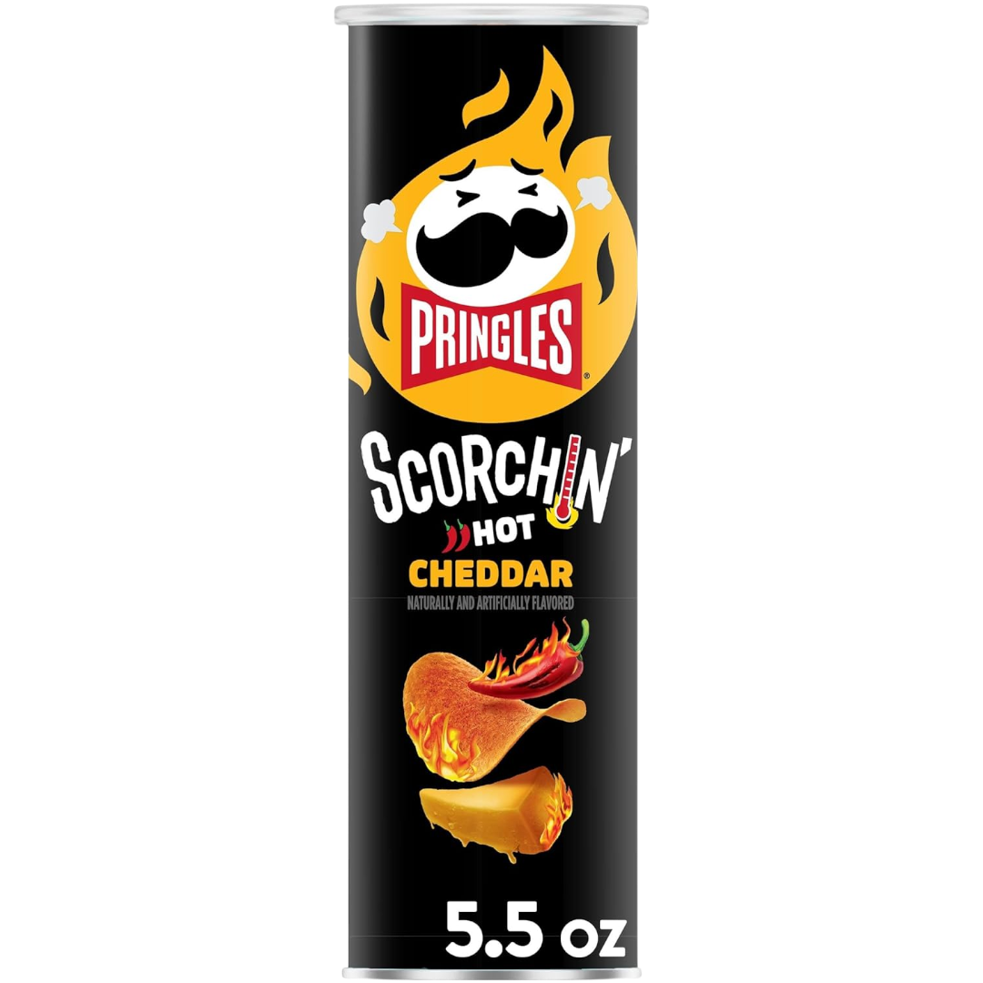 Pringles Scorchin Cheddar - 5.5oz (158g)