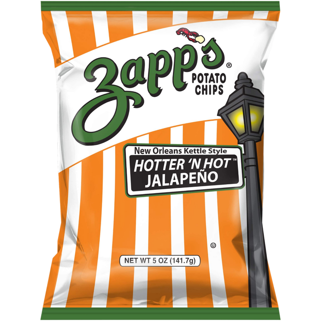 Zapp's New Orleans Kettle Style Hotter 'N Hot Jalapeño Potato Chips - 2oz (56.7g)