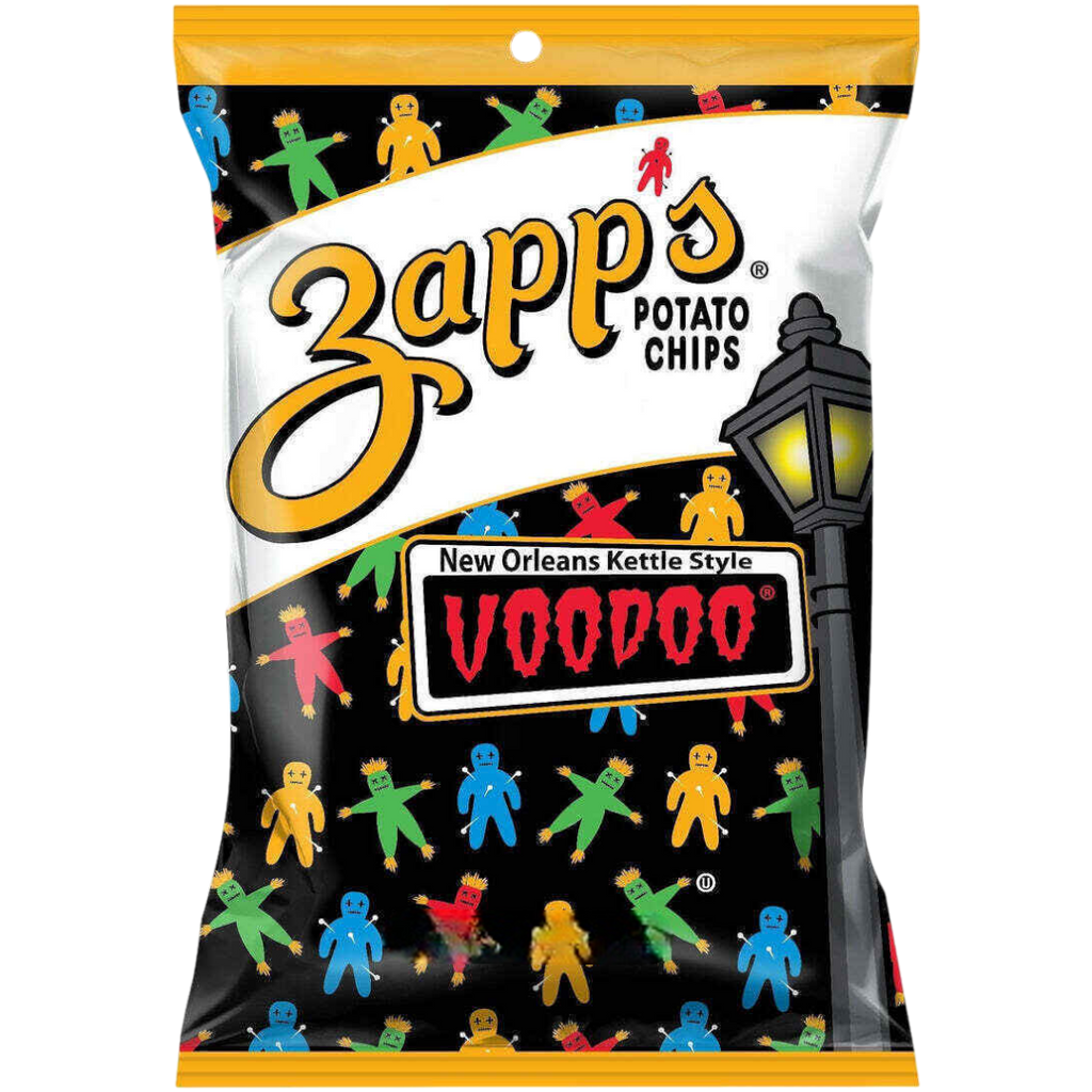 Zapp's New Orleans Kettle Style Voodoo Potato Chips - 2oz (56.7g) BB 24 JUNE 24