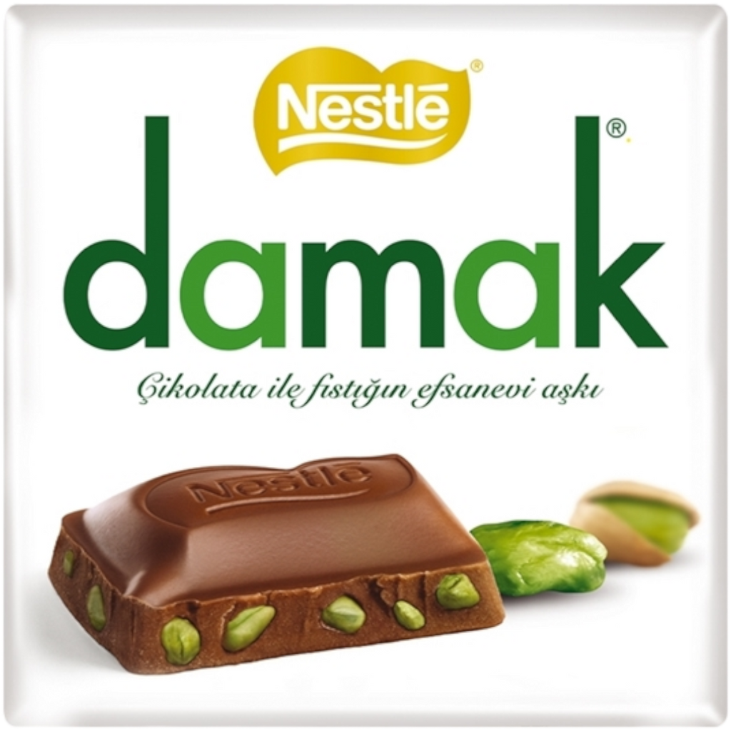 Nestle Damak Pistachio Chocolate Block (Turkish) - 2.12oz (60g)