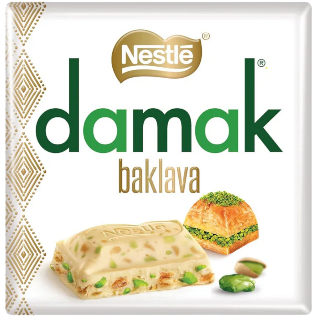 Nestle Damak Baklava Chocolate Block (Turkish) - 2.12oz (60g)