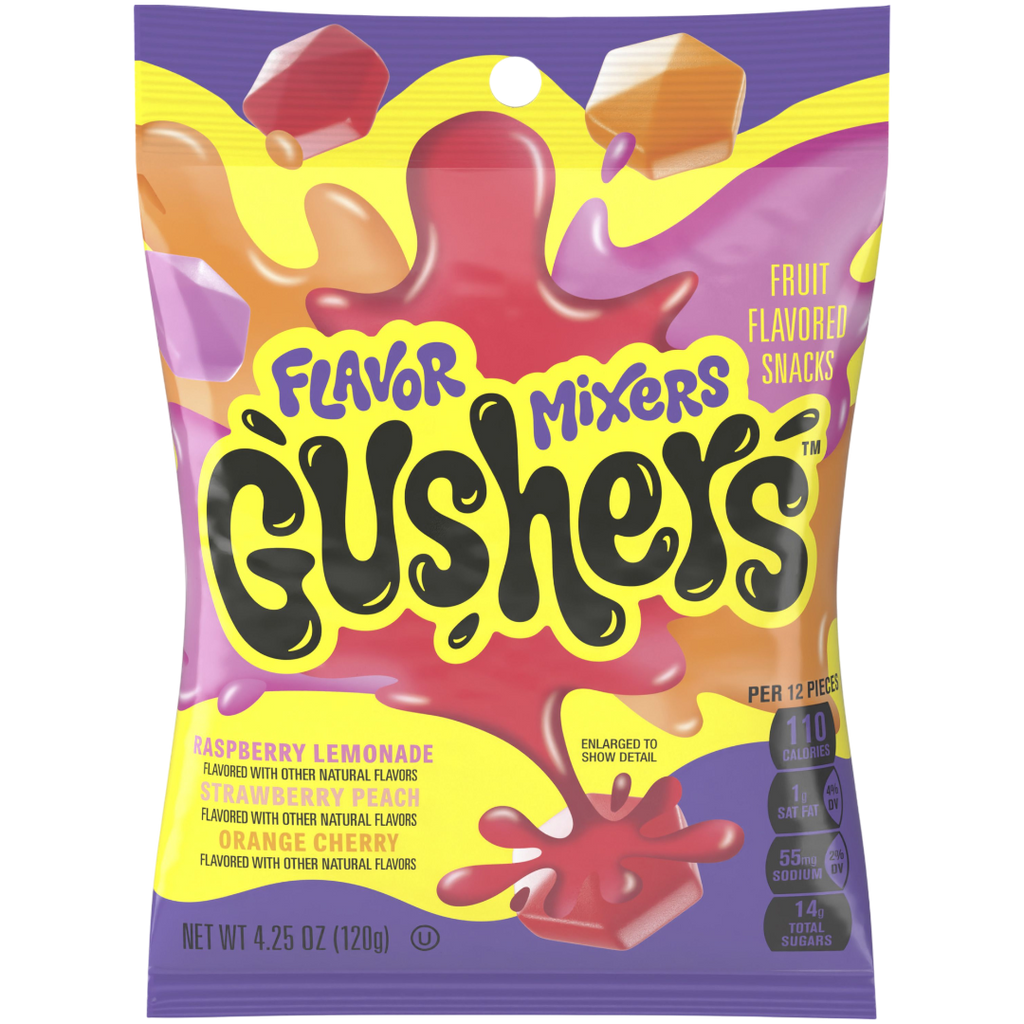 Fruit Gushers Flavour Mixers Peg Bag - 4.25oz (120g)