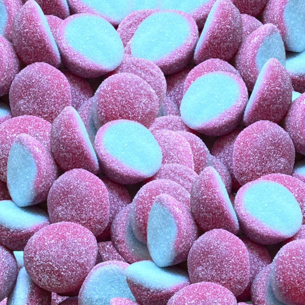 Sour Blueberry Raspberry Bombs (Swedish)