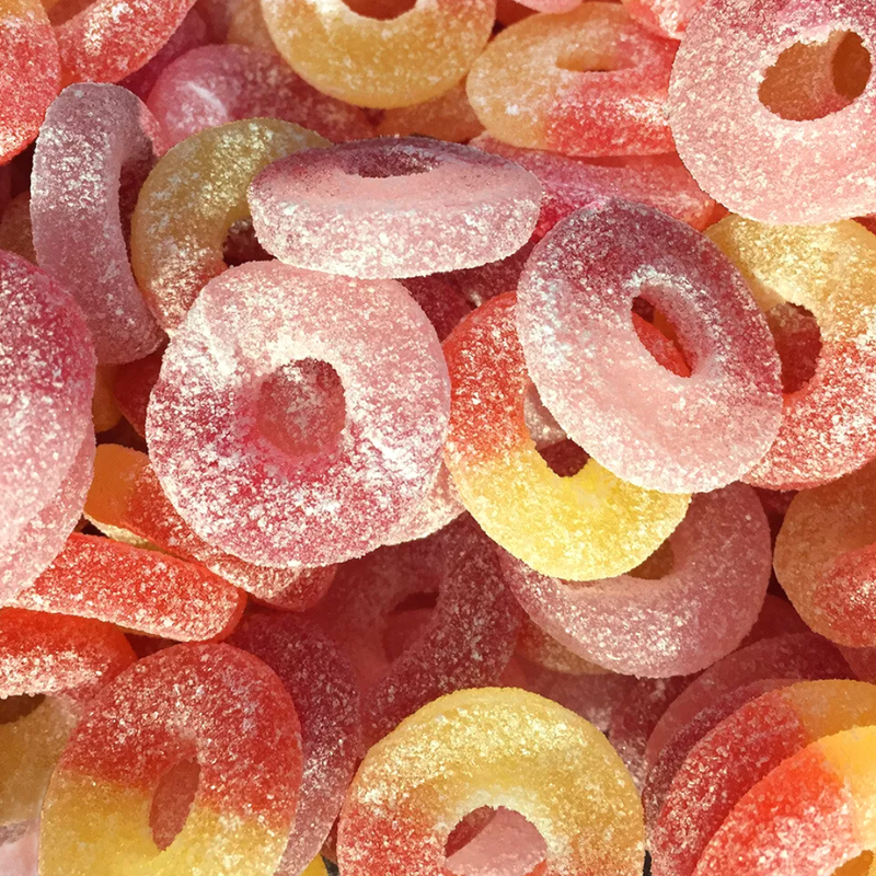 Kiwi-Melon & Apple-Strawberry Tutti Frutti Rings (Finnish)