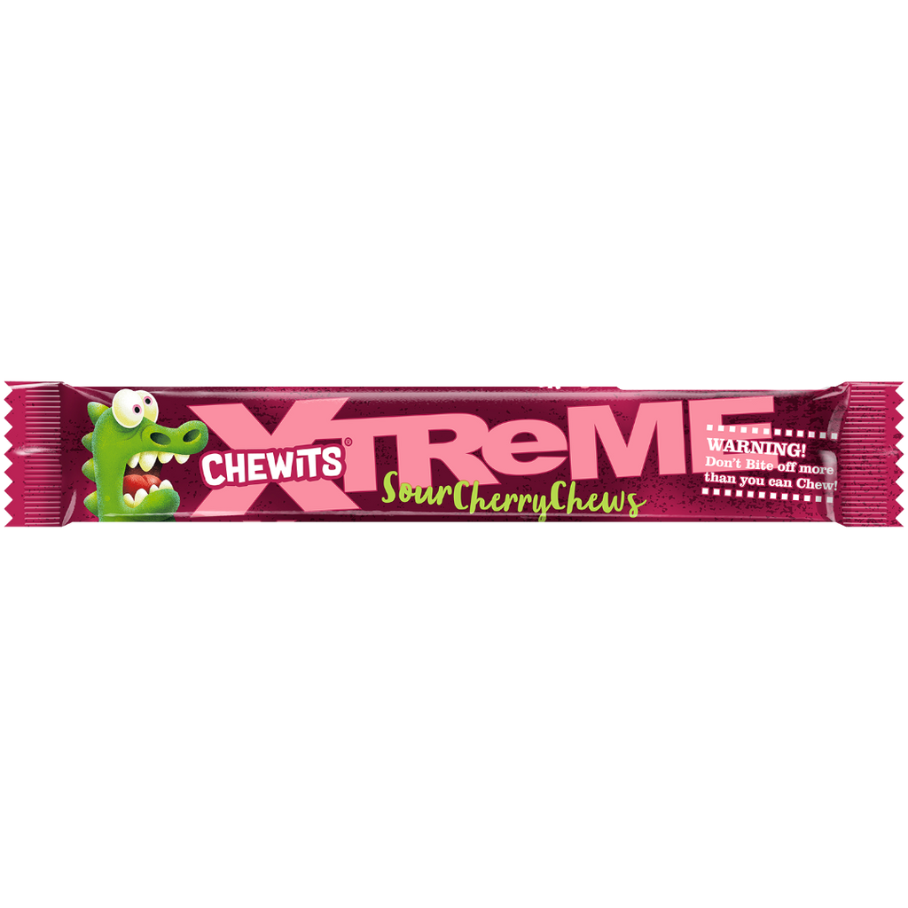 Chewits Xtreme Sour Cherry Chews - 1.19oz (34g)