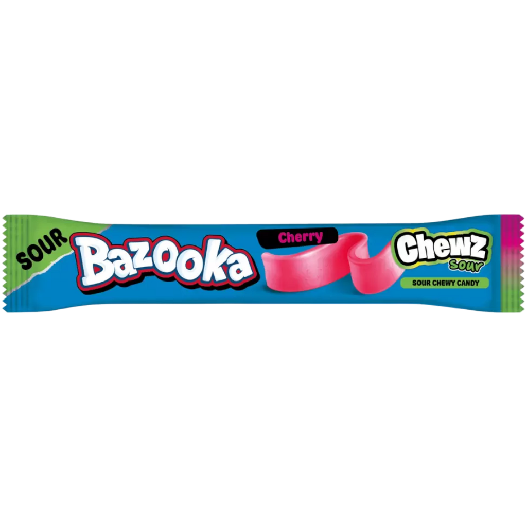 Bazooka Sour Chewz Cherry Chew Bar - 0.49oz (14g)