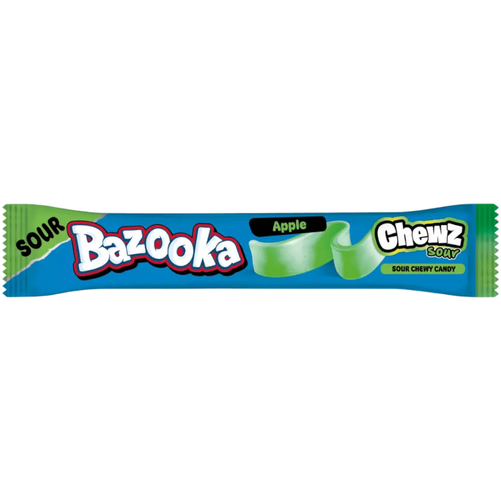 Bazooka Sour Chewz Apple Chew Bar - 0.49oz (14g)