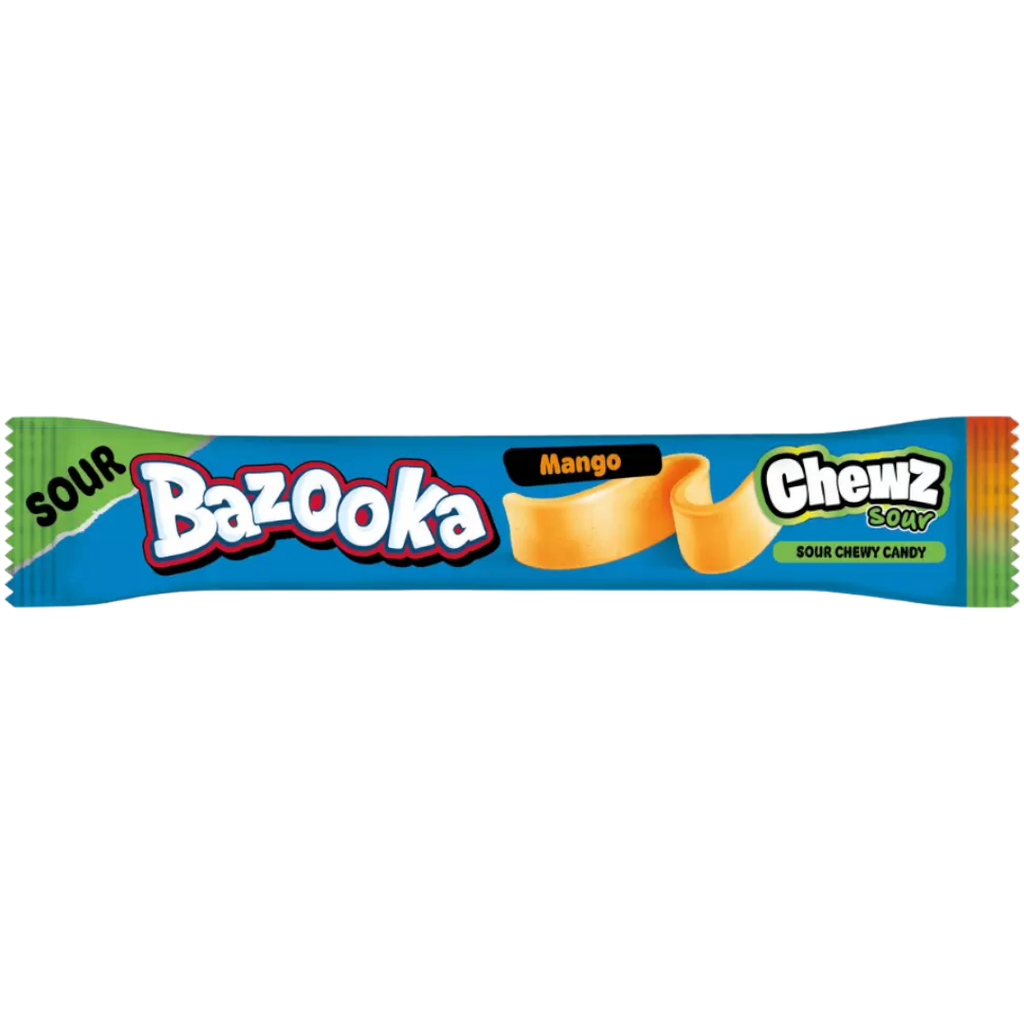 Bazooka Sour Chewz Mango Chew Bar - 0.49oz (14g)